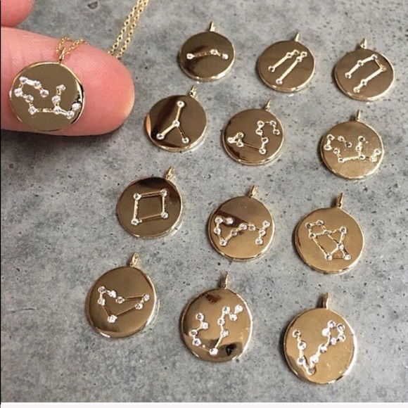 LAST ONE Pisces Zodiac Constellation Necklace - Picture 3 of 6